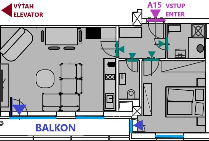 Apartment Mala Praha & Parking In The Garage Zilina Exterior photo